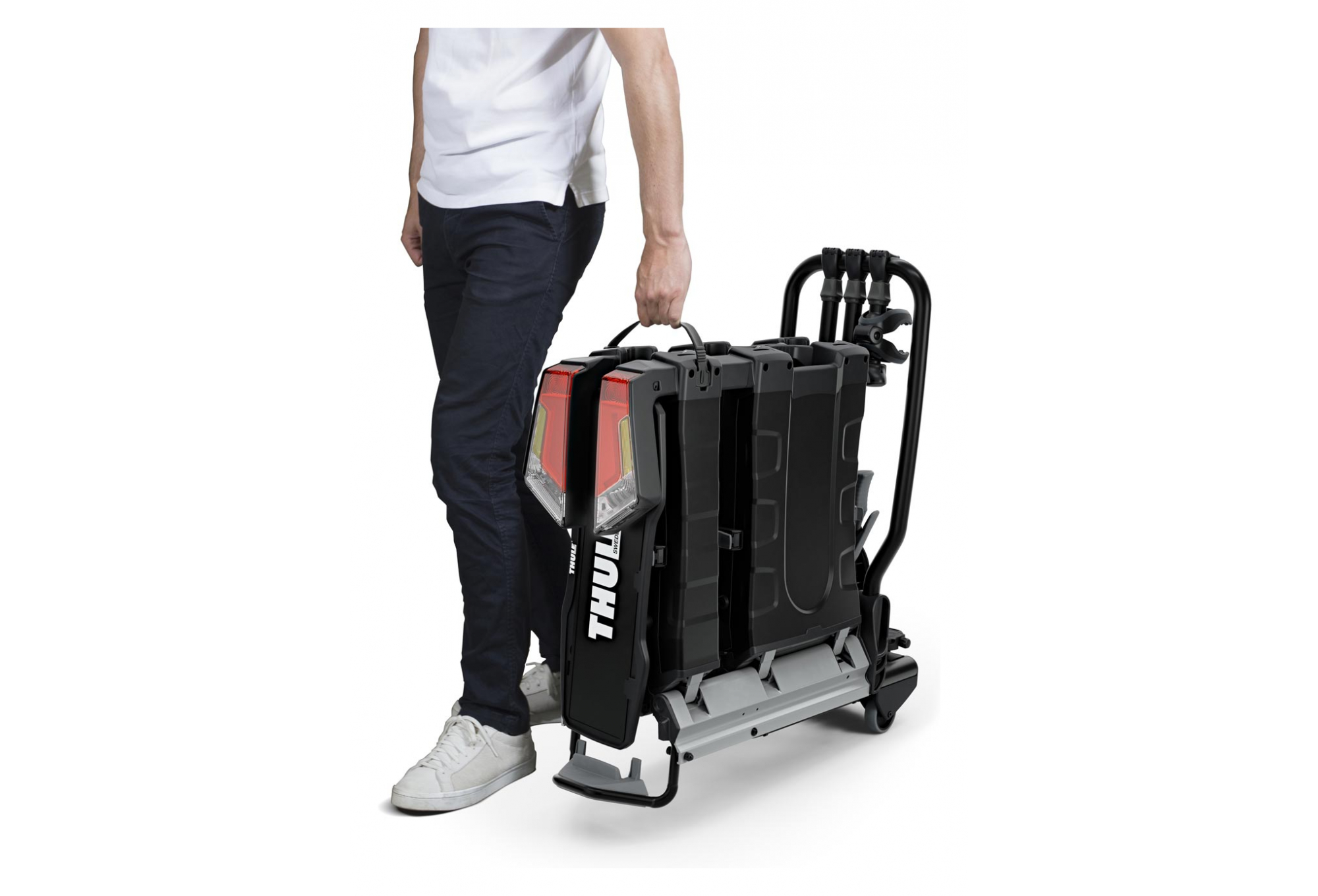 PORTE-VÉLO SUR BOULE D'ATTELAGE THULE VELOSPACE XT 2 POUR 2 VÉLOS – Image 3