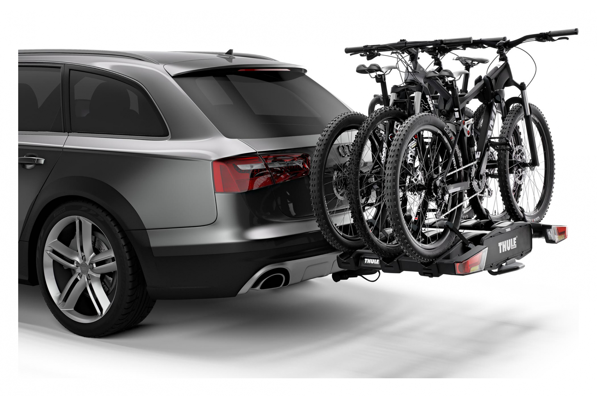 PORTE-VÉLO SUR BOULE D'ATTELAGE THULE VELOSPACE XT 2 POUR 2 VÉLOS – Image 2